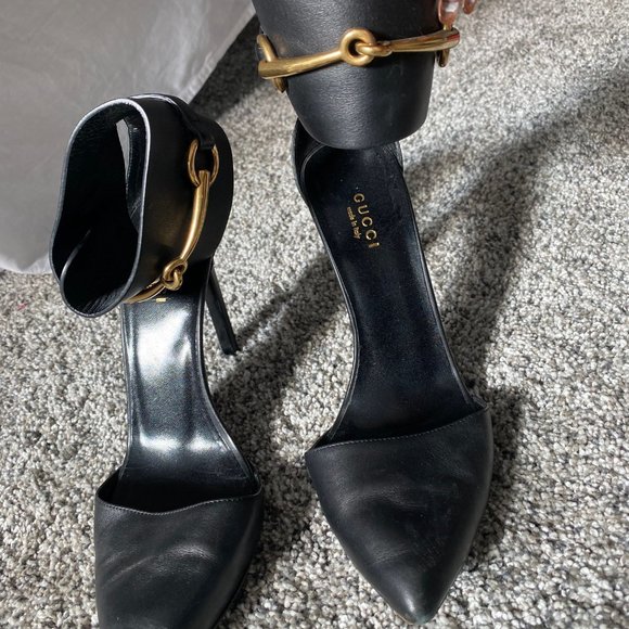 Gucci Ursula Pumps with Horsebit Strap- Size 37.5 - Picture 6 of 11